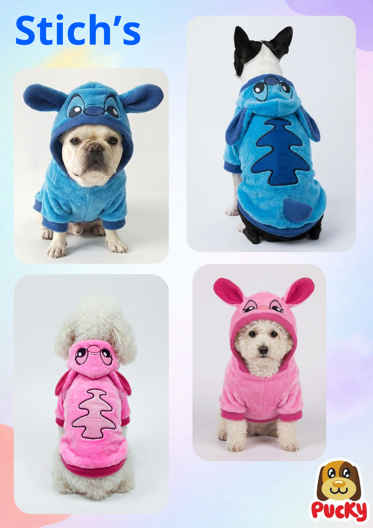 Suéter de Stitch azul