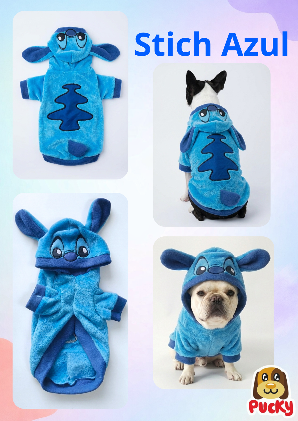 Suéter de Stitch azul