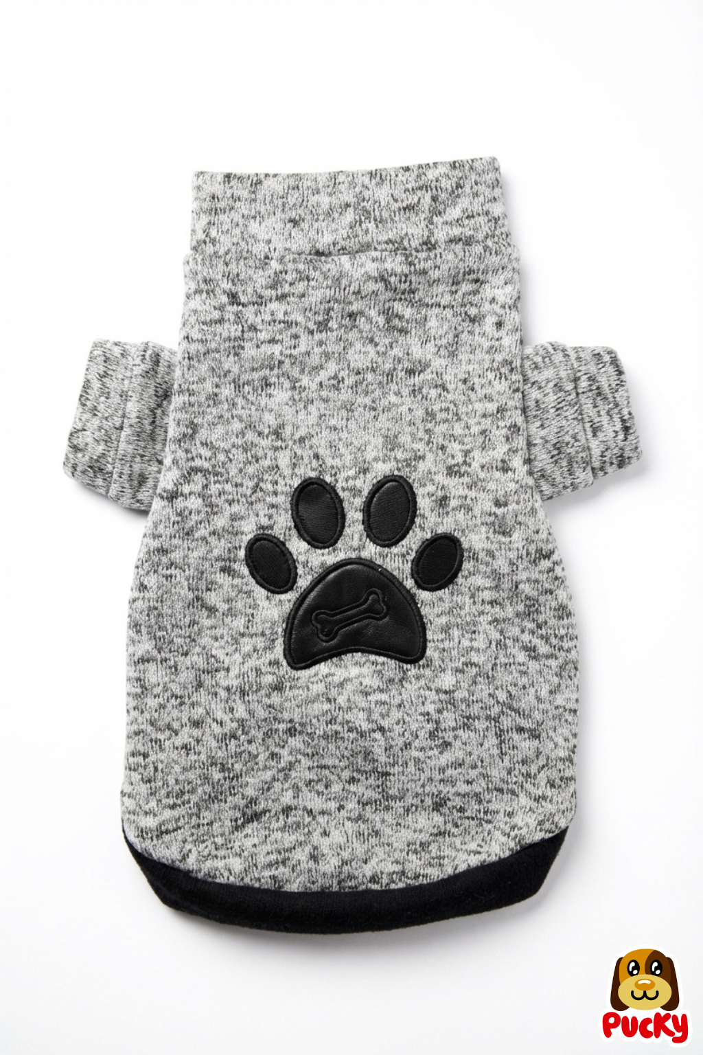 Suéter cuello de tortuga gris claro