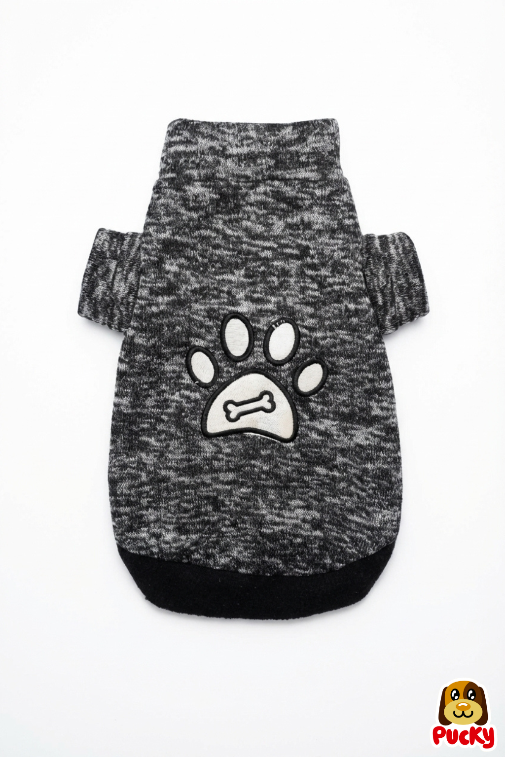 Suéter cuello de tortuga gris