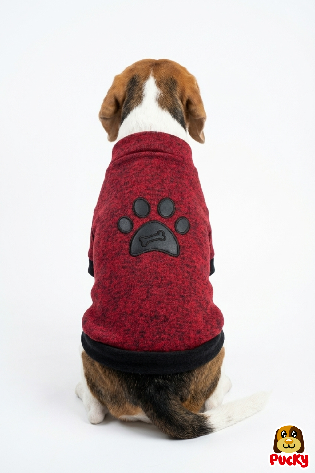 Suéter cuello de tortuga rojo