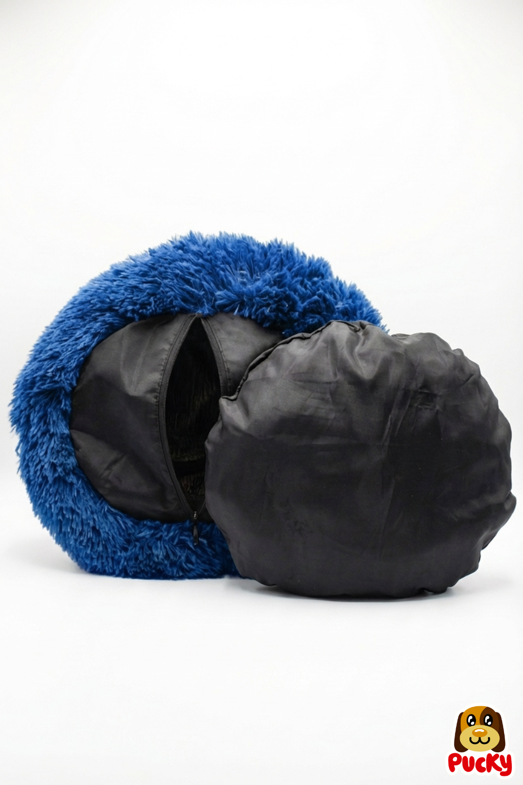 Cama antiestrés azul